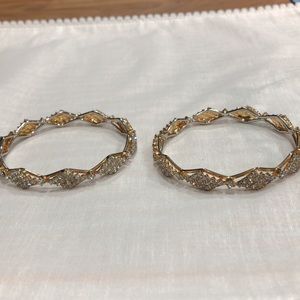 Small Rhinestone Bracelets 2 1/4 inch diameter